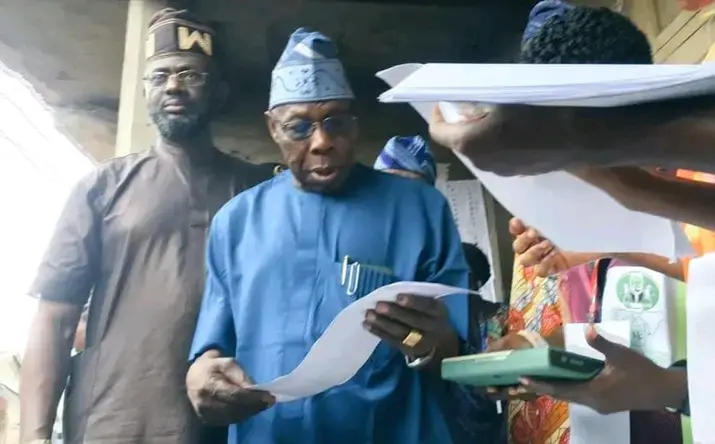 Stop Collation Process Now – Obasanjo Tells Buhari, Says Danger Lurking In Nigeria