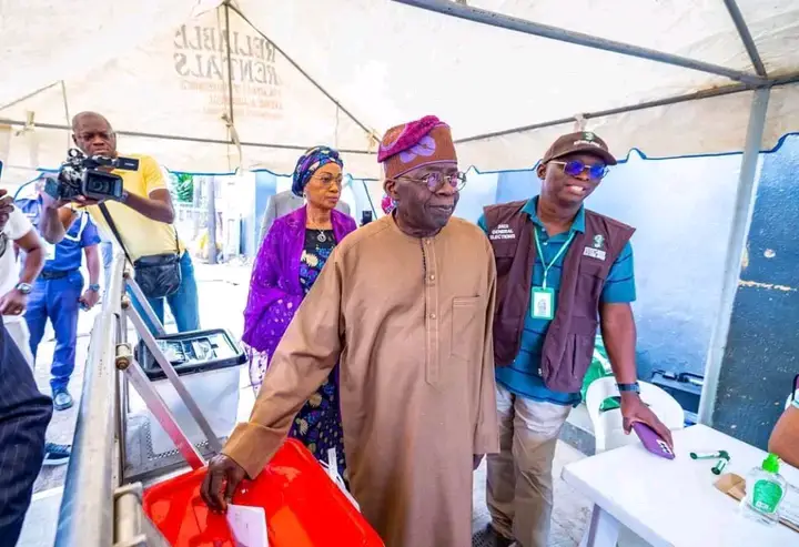 Tinubu Casts His Votes, Sends Strong Message To Voters